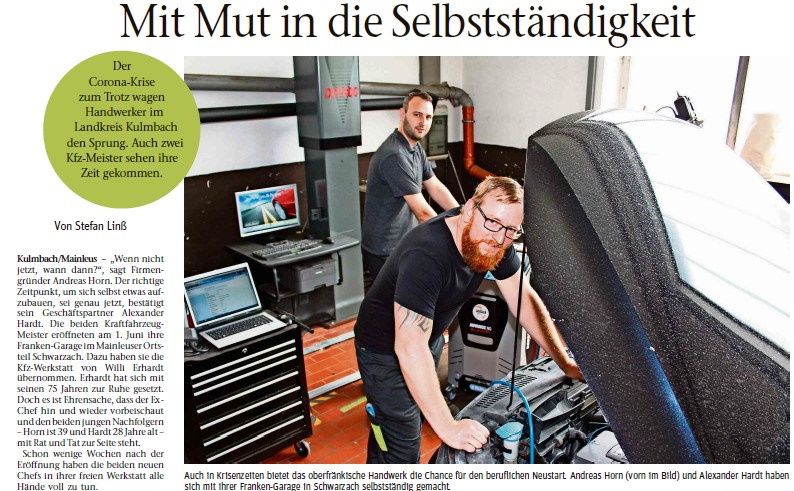 erschienen in der Frankenpost am 25.06.2021