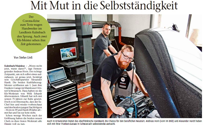 erschienen in der Frankenpost am 25.06.2021